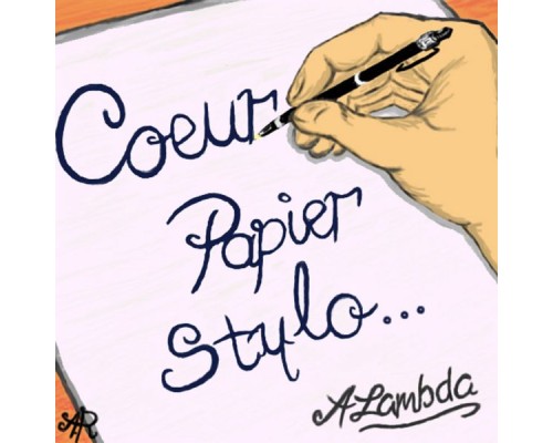 ALambda - Coeur papier stylo...