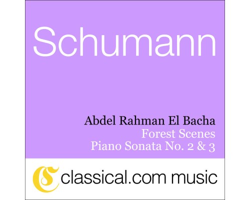 Abdel Rahman El Bacha - Robert Schumann, Piano Sonata No. 2 In G Minor, Op. 22