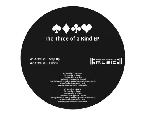 Actraiser, Rotty & Thought Cosmic - 3 of a kind EP 2
