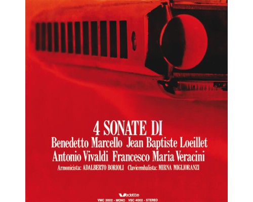 Adalberto Borioli and Mirna Miglioranzi Borioli - 4 Sonatas' 700 for Harmonica and Harpsichord
