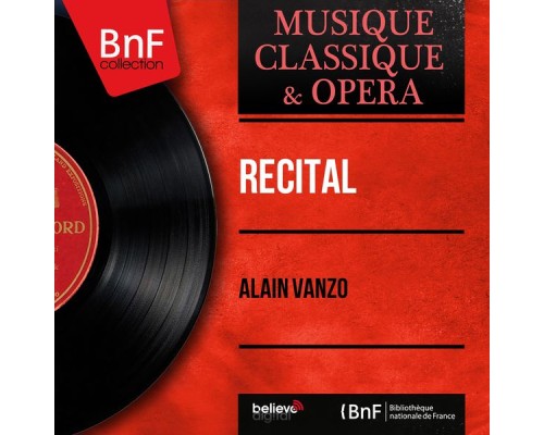 Alain Vanzo - Récital (Mono Version)