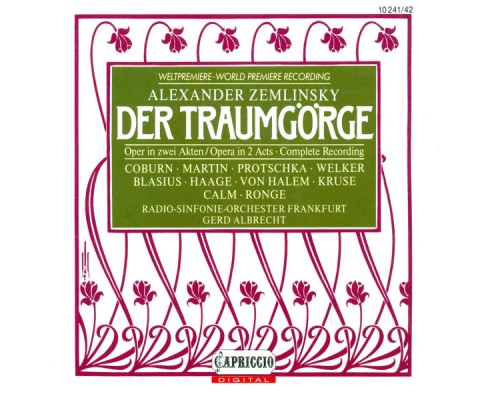 Alexander Zemlinsky - Leo Feld - Zemlinsky, A. Von: Traumgorge (Der) [Opera]