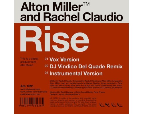 Alton Miller, Rachel Claudio - Rise