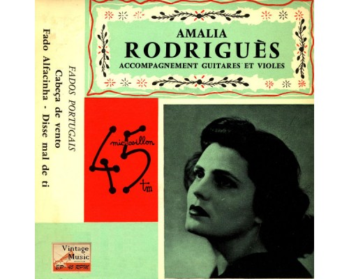 Amalia Rodrigues - Vintage World Nº 40 - EPs Collectors "Cabeça De Vento"