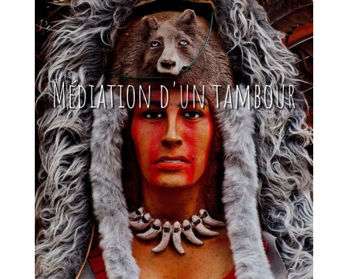 American Native, Club de Détendre Amérindien, AP - Médiation d'un tambour American Native, Club de Détendre Amérindien, AP - Médiation d'un tambour