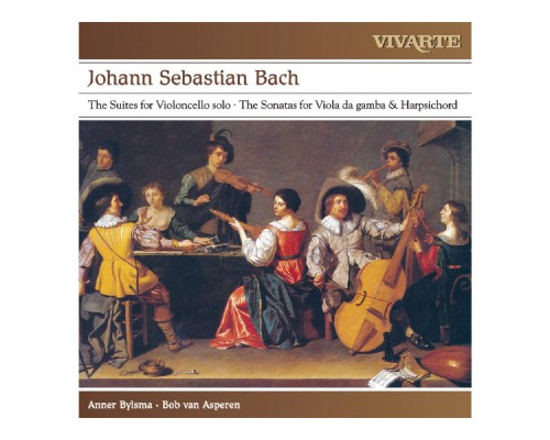 Anner Bylsma (violoncelle piccolo) - Bob van Asperen (orgue positif) - Johann Sebastian Bach : 6 Suites for violoncelle seul - 3 Sonates pour viole de gambe & orgue
