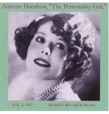 Annette Hanshaw - The Personality Girl, Vol. 2: 1927