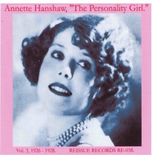 Annette Hanshaw - The Personality Girl, Vol. 3, 1926-1928