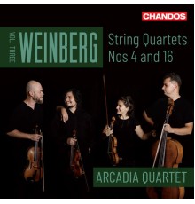 Arcadia Quartet - Weinberg: String Quartets, Vol. 3