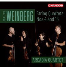 Arcadia Quartet - Weinberg: String Quartets, Vol. 3