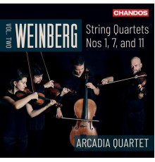 Arcadia Quartet - Weinberg: String Quartets Nos. 1, 7 & 11, Vol. 2