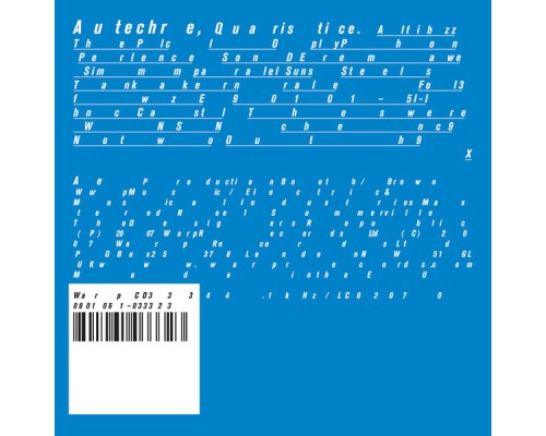 Autechre - Quaristice