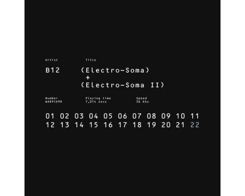 B12 - Electro-Soma I + II Anthology