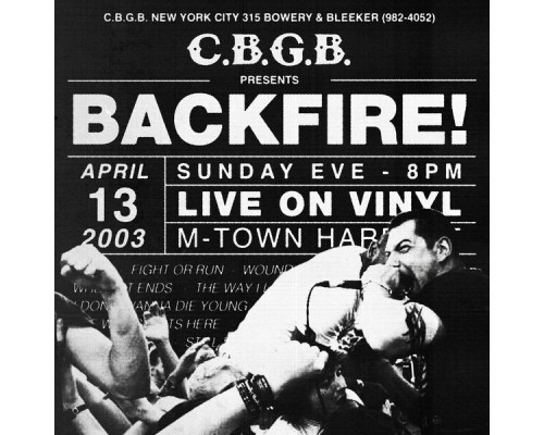 Backfire! - Live at Cbgb's