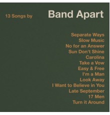 Band Apart - 13 Songs