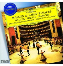 Berliner Philharmoniker - Herbert von Karajan - Strauss J.II & Josef : Walzer, Polkas, Märsche