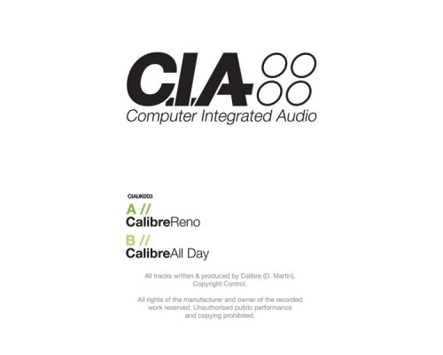 Calibre - Reno / All Day (Calibre)