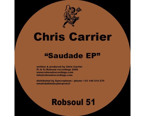 Chris Carrier - Saudade EP