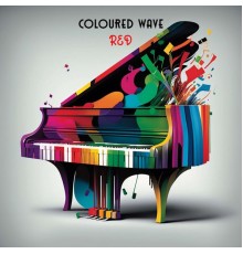 Coloured Wave - Red