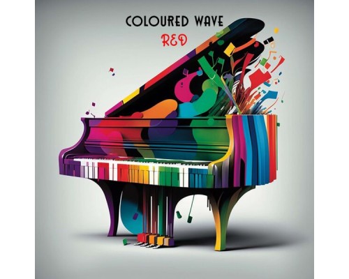 Coloured Wave - Red