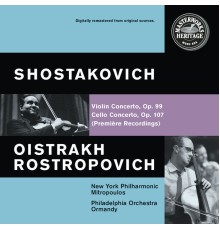 David Oistrakh, Eugene Ormandy, Mstislav Rostropovich, The Philadelphia Orchestra, Dimitri Mitropoulos - Shostakovich: Violin and Cello Concertos
