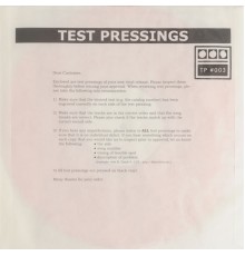 Demdike Stare - Testpressing#003