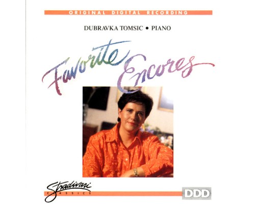 Dubravka Tomsic - Favorite Encores Dubravka Tomsic - Favorite Encores