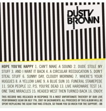 Dusty Brown - Hope You're Happy