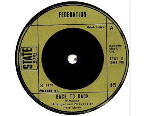 Federation - Back to Back