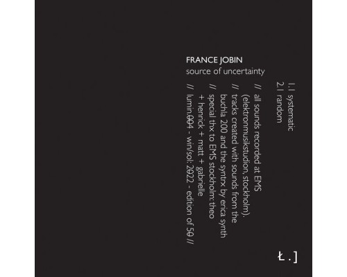 France Jobin - Source of Uncertainty