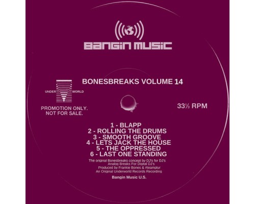 Frankie Bones - Bonesbreaks Vol 14