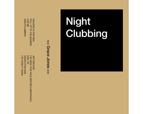 Grace Jones - Nightclubbing