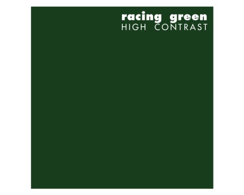 High Contrast - Racing Green