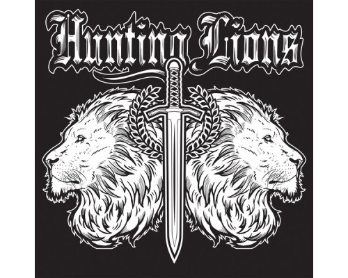 Hunting Lions - Dark