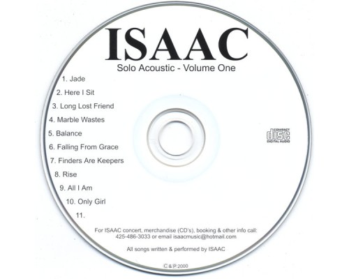 Isaac - Solo Acoustic-Volume One