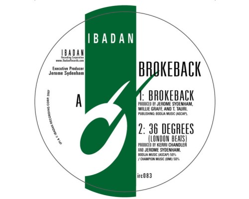 JEROME SYDENHAM - Brokeback/36 Degrees