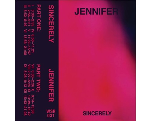 Jennifer - Sincerely