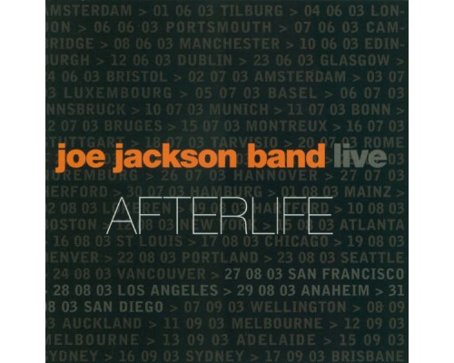 Joe Jackson - Afterlife [live]