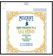 Lili Kraus, Vienna Festival Orchestra, Stephen Simon - Mozart: Piano Concertos, vol. 2 (Nos. 11 & 17)