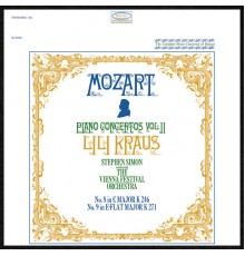 Lili Kraus, Vienna Festival Orchestra, Stephen Simon - Mozart: Piano Concertos, vol. 2 (Nos. 8 & 9)