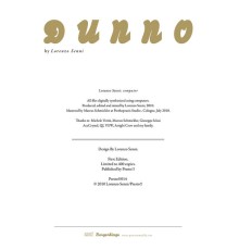 Lorenzo Senni - Dunno