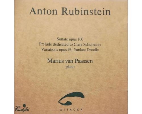 Marius van Paassen - Anton Rubinstein