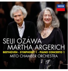 Martha Argerich - Mito Chamber Orchestra - Seiji Ozawa - Beethoven : Symphony No.1 - Piano Concerto No.1 (Live)