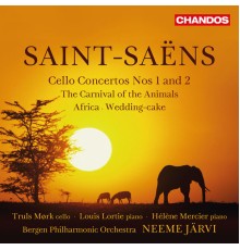 Neeme Järvi, Bergen Philharmonic Orchestra, Truls Mørk, Louis Lortie, Helene Mercier - Saint-Saëns: Cello Concertos, Le Carnaval des Animaux, Africa & Wedding Cake