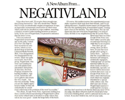 Negativland - Escape from Noise