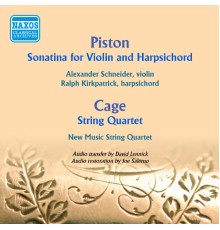 New Music String Quartet - Piston: Violin Sonatina - Cage: String Quartet in Four Parts