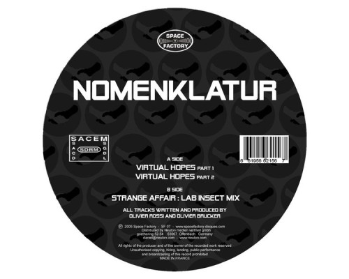 Nomenklatur - Virtual Hopes - EP