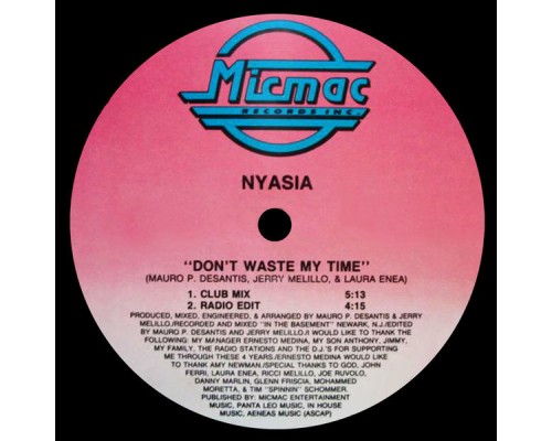 Nyasia - Don't Waste My Time