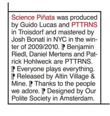 PTTRNS - Science Piñata