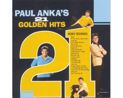 Paul Anka - 21 Golden Hits